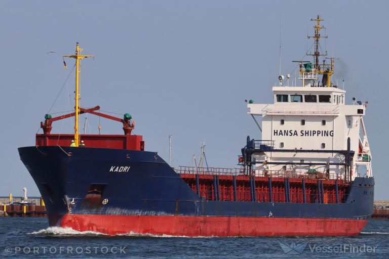 kadri (General Cargo Ship) - IMO 9114725, MMSI 256341000, Call Sign 9HRQ8 under the flag of Malta