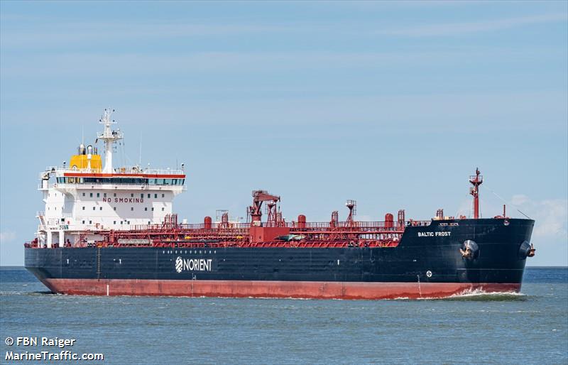baltic frost (Chemical/Oil Products Tanker) - IMO 9327401, MMSI 256495000, Call Sign 9HA2868 under the flag of Malta
