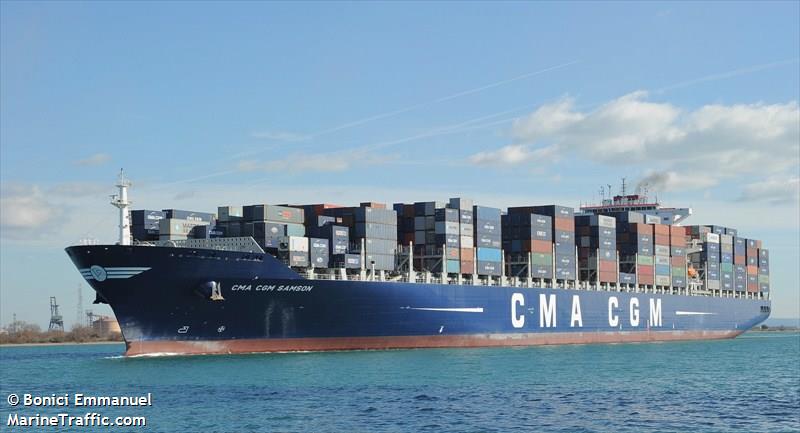 cma cgm samson (Container Ship) - IMO 9436379, MMSI 256687000, Call Sign 9HA2907 under the flag of Malta