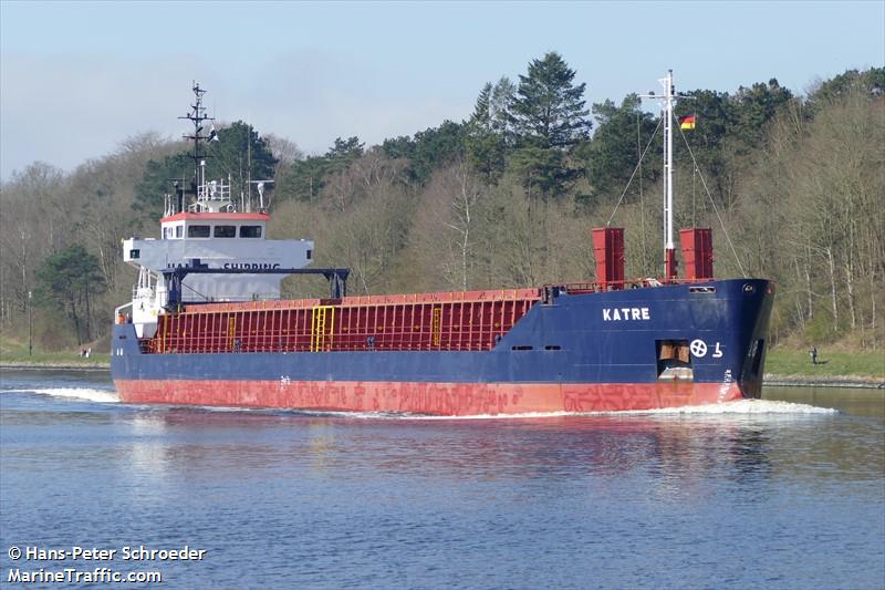 katre (General Cargo Ship) - IMO 9014937, MMSI 256793000, Call Sign 9HCQ9 under the flag of Malta