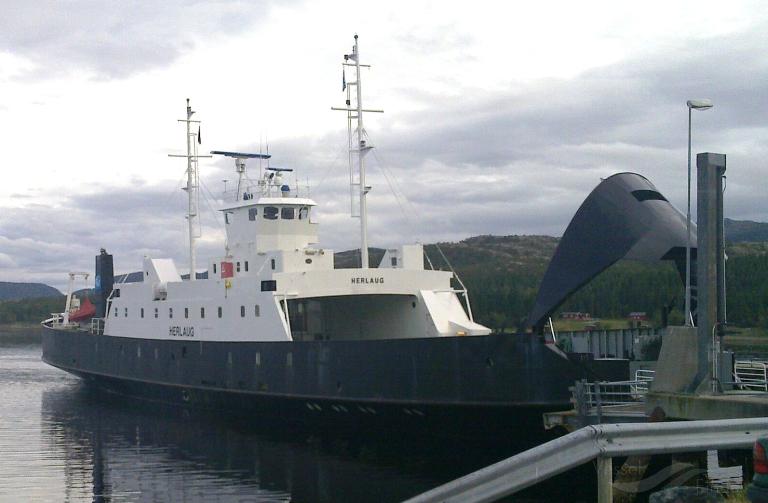 herlaug (Passenger/Ro-Ro Cargo Ship) - IMO 7303267, MMSI 257021700, Call Sign LKRE under the flag of Norway