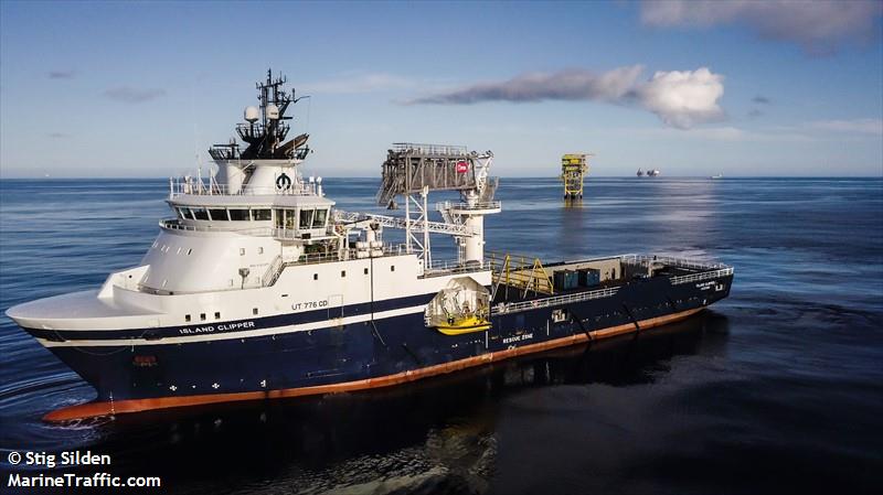 island clipper (Offshore Tug/Supply Ship) - IMO 9722871, MMSI 257346000, Call Sign LDNW under the flag of Norway
