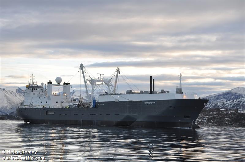 antarctic sea (Fish Factory Ship) - IMO 9160358, MMSI 258139000, Call Sign LAWR under the flag of Norway