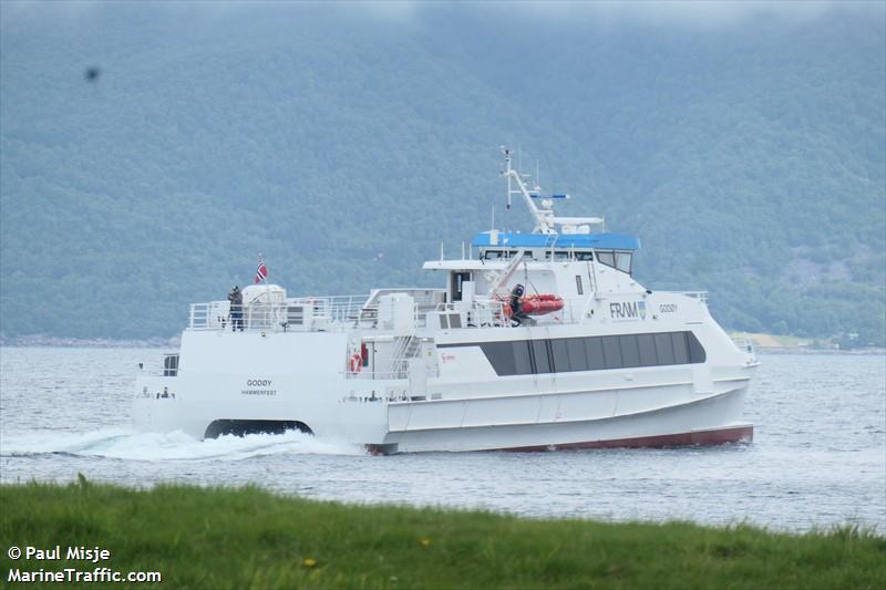 godoey (Passenger Ship) - IMO 9801536, MMSI 259257000, Call Sign LECJ under the flag of Norway