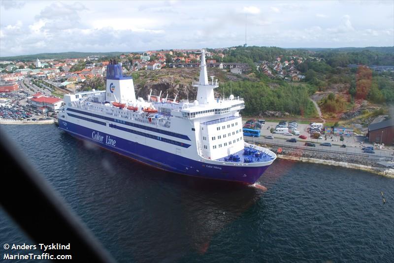 color viking (Passenger/Ro-Ro Cargo Ship) - IMO 8317942, MMSI 259278000, Call Sign LLTF under the flag of Norway