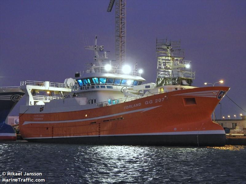 torland (Fishing Vessel) - IMO 9840104, MMSI 265028000, Call Sign SBHC under the flag of Sweden