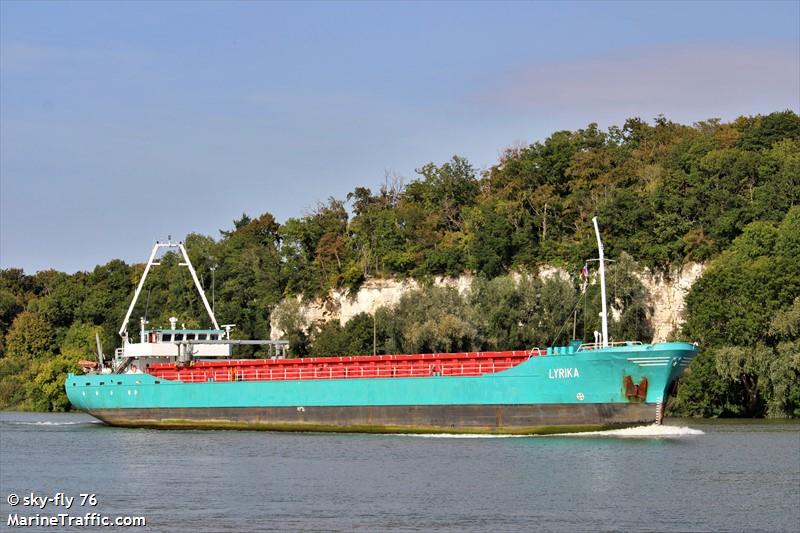 lyrika (General Cargo Ship) - IMO 9080675, MMSI 277344000, Call Sign LYSE under the flag of Lithuania