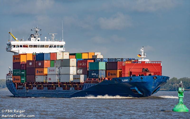 elbsky (Container Ship) - IMO 9412531, MMSI 305576000, Call Sign V2EV8 under the flag of Antigua & Barbuda