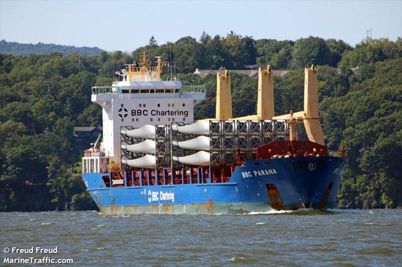 bbc parana (General Cargo Ship) - IMO 9571387, MMSI 305755000, Call Sign V2FQ3 under the flag of Antigua & Barbuda