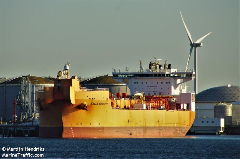 eagle barents (Crude Oil Tanker) - IMO 9676125, MMSI 311000280, Call Sign C6BJ5 under the flag of Bahamas