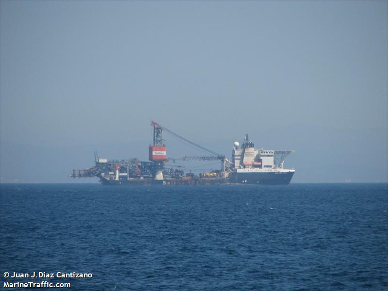 saipem fds (Pipe Layer) - IMO 9210749, MMSI 311066000, Call Sign C6RK6 under the flag of Bahamas