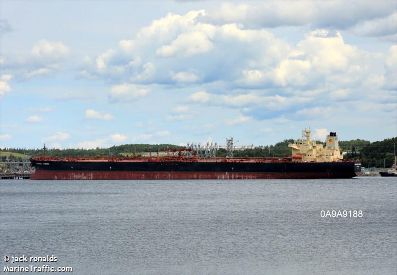 sonangol cabinda (Crude Oil Tanker) - IMO 9575589, MMSI 311066500, Call Sign C6ZU3 under the flag of Bahamas