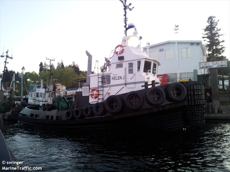 helen j (Towing vessel) - IMO , MMSI 316024235, Call Sign CFN6439 under the flag of Canada