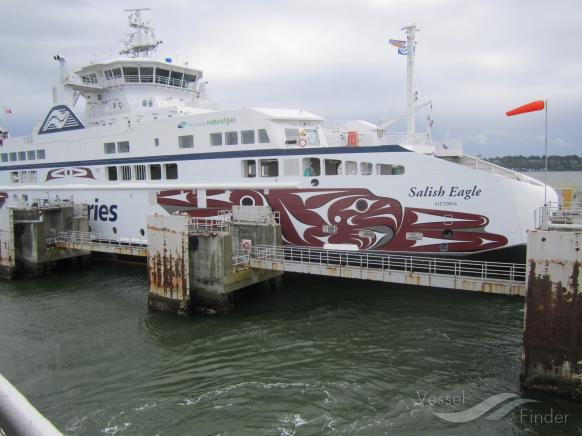 salish eagle (Passenger/Ro-Ro Cargo Ship) - IMO 9750282, MMSI 316030626, Call Sign CFCX under the flag of Canada