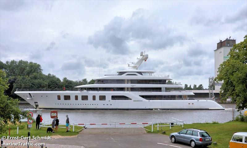 aquarius (Yacht) - IMO 1012866, MMSI 319107400, Call Sign ZGGD3 under the flag of Cayman Islands