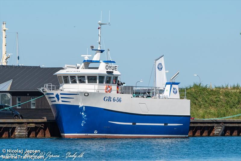 mille kuka (Fishing vessel) - IMO , MMSI 331856000, Call Sign XPG5438 under the flag of Greenland