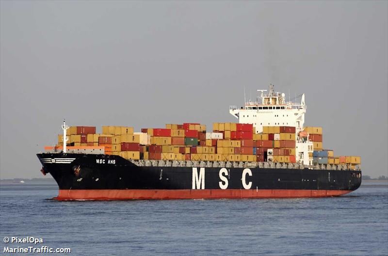 msc ans (Container Ship) - IMO 9282261, MMSI 353873000, Call Sign H3MH under the flag of Panama