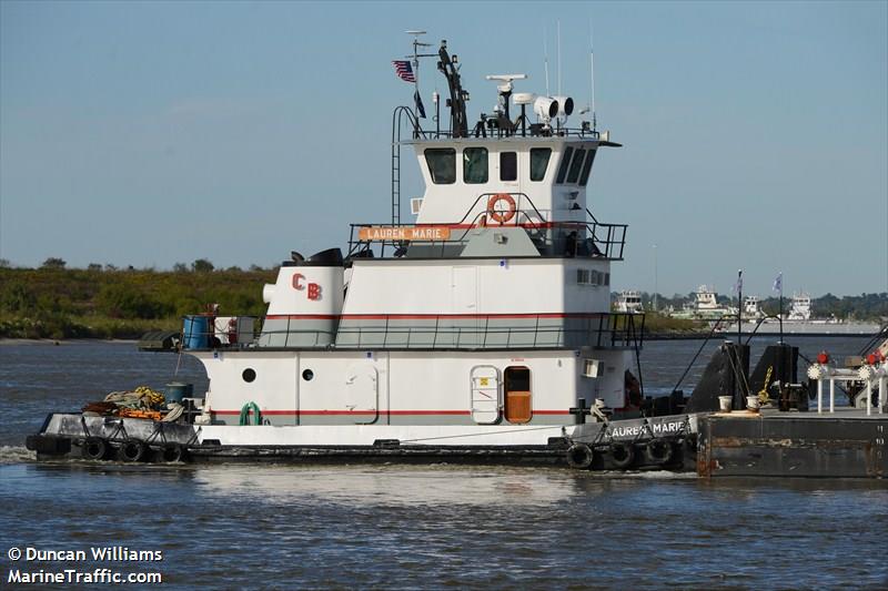 lauren marie (Towing vessel) - IMO , MMSI 367028690, Call Sign WBY5971 under the flag of United States (USA)