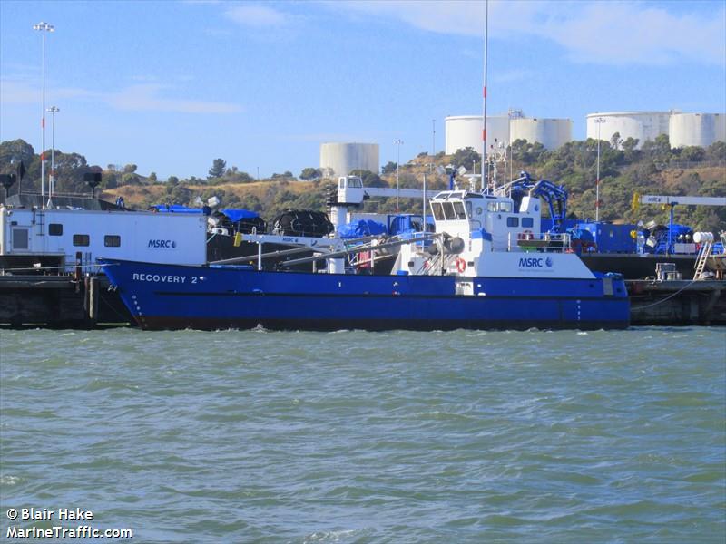 recovery 2 (Pollution Control Vessel) - IMO 9053165, MMSI 367310990, Call Sign WDD9405 under the flag of United States (USA)