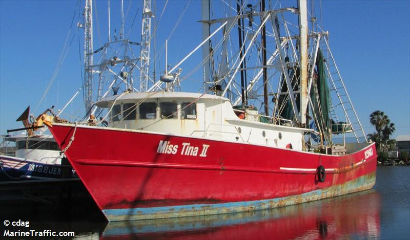 miss tina ii (Fishing vessel) - IMO , MMSI 367744990, Call Sign WDI9075 under the flag of United States (USA)