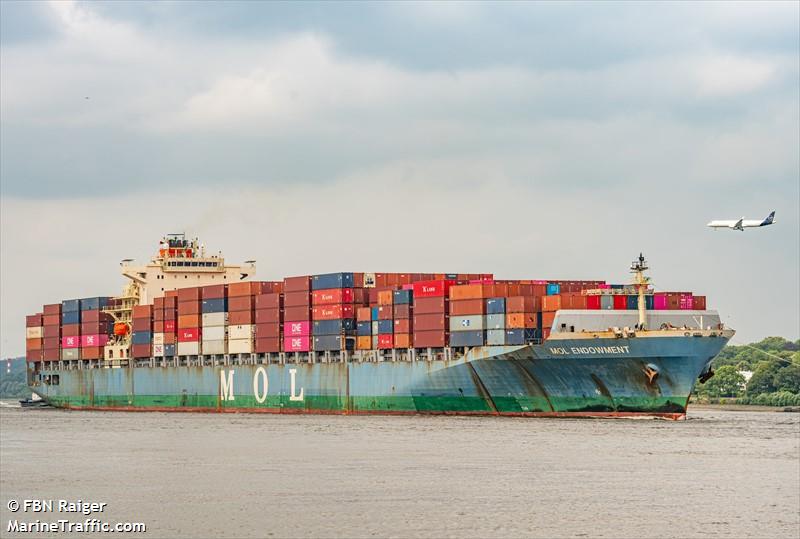 mol endowment (Container Ship) - IMO 9333852, MMSI 371836000, Call Sign 3EMV4 under the flag of Panama