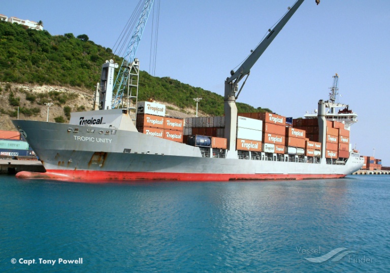 tropic unity (General Cargo Ship) - IMO 9225275, MMSI 377913000, Call Sign J8PE4 under the flag of St Vincent & Grenadines