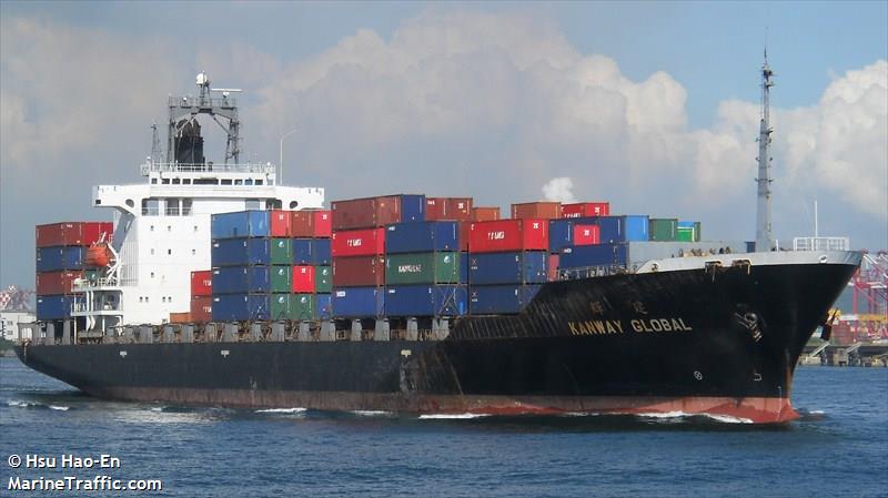 kanway global (Container Ship) - IMO 9167461, MMSI 416438000, Call Sign BLEP under the flag of Taiwan