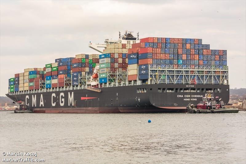 cma cgm chennai (Container Ship) - IMO 9778129, MMSI 477166300, Call Sign VRRQ5 under the flag of Hong Kong