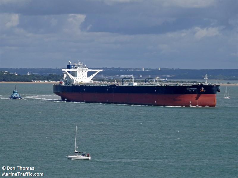 new triumph (Crude Oil Tanker) - IMO 9689990, MMSI 477181600, Call Sign VROS9 under the flag of Hong Kong