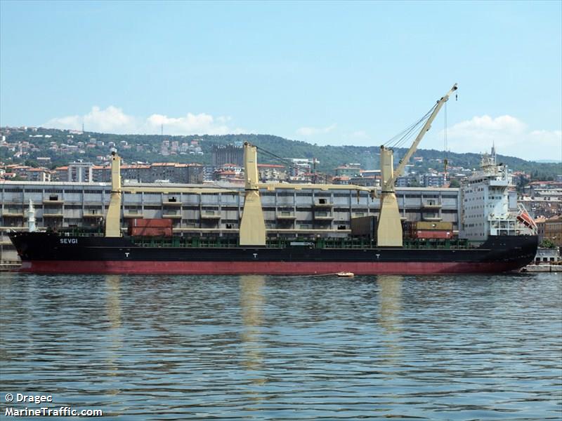 sevgi (General Cargo Ship) - IMO 9458406, MMSI 477486700, Call Sign VRLT7 under the flag of Hong Kong