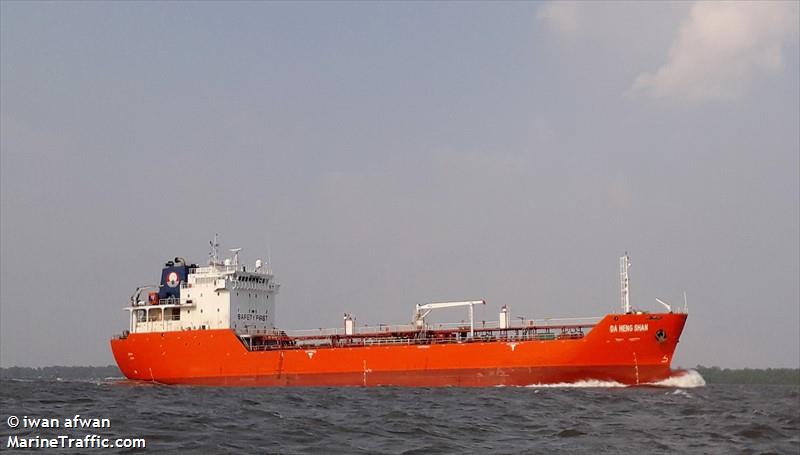 da heng shan (Bitumen Tanker) - IMO 9564815, MMSI 477547800, Call Sign VRFX9 under the flag of Hong Kong