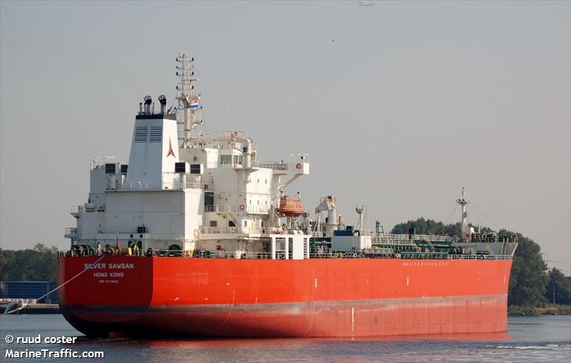 silver sawsan (Chemical/Oil Products Tanker) - IMO 9718882, MMSI 477854500, Call Sign VRPS7 under the flag of Hong Kong
