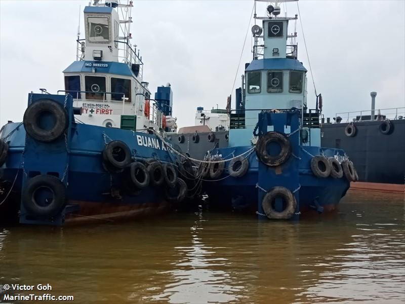 tb. buana alpha (Pusher Tug) - IMO 9892729, MMSI 525119148, Call Sign YDB3158 under the flag of Indonesia