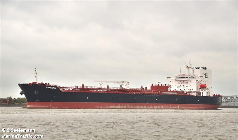 stamatia (Chemical/Oil Products Tanker) - IMO 9864332, MMSI 538008522, Call Sign V7A2463 under the flag of Marshall Islands