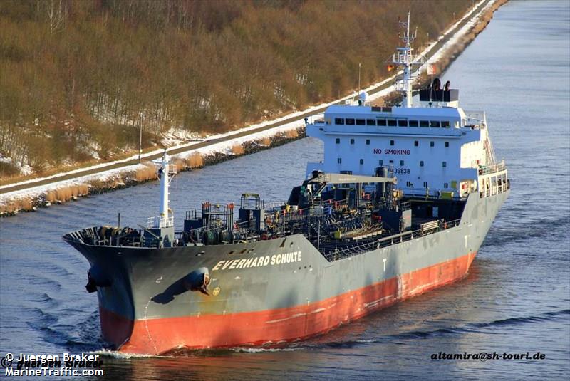 everhard schulte (Chemical/Oil Products Tanker) - IMO 9439838, MMSI 564776000, Call Sign 9V8182 under the flag of Singapore
