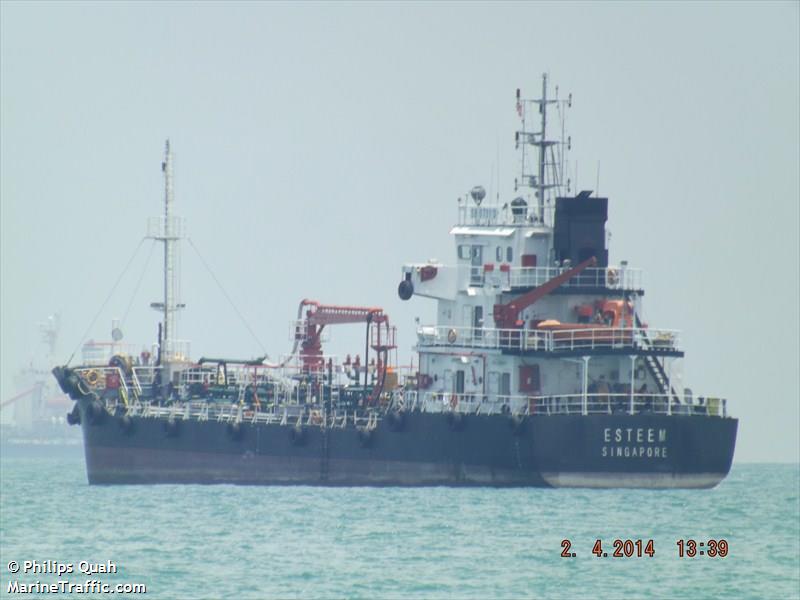 esteem (Oil Products Tanker) - IMO 9651125, MMSI 566611000, Call Sign 9V9827 under the flag of Singapore