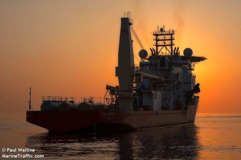 hos achiever (Offshore Support Vessel) - IMO 9414163, MMSI 576299000, Call Sign YJVG4 under the flag of Vanuatu