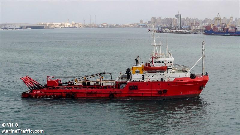 kerir 3 (Offshore Tug/Supply Ship) - IMO 8220022, MMSI 622122501, Call Sign SSCG under the flag of Egypt