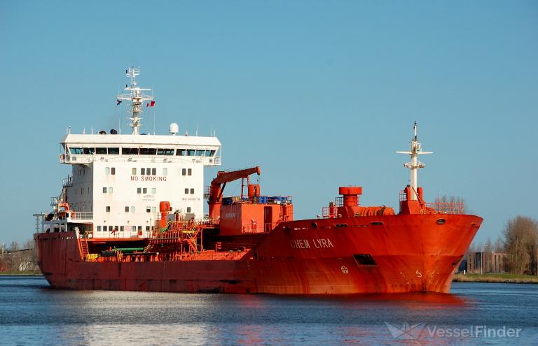 chem lyra (Chemical/Oil Products Tanker) - IMO 9486178, MMSI 636017490, Call Sign D5LF4 under the flag of Liberia
