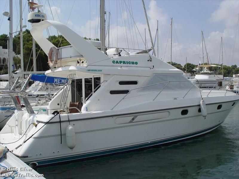 my capricho (Pleasure craft) - IMO , MMSI 265655500, Call Sign SC4466 under the flag of Sweden