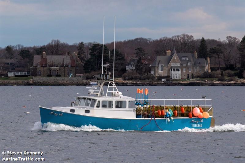 mary b (Fishing vessel) - IMO , MMSI 368096450, Call Sign WDK8685 under the flag of United States (USA)