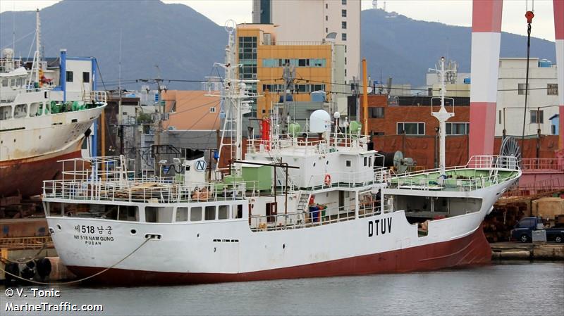 no518namgung (Fishing Vessel) - IMO 8714102, MMSI 440751000, Call Sign DTUV under the flag of Korea