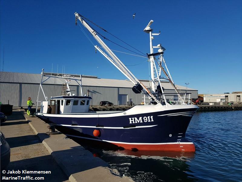 elias vendelbo (Other type) - IMO , MMSI 219005886, Call Sign OYEE under the flag of Denmark