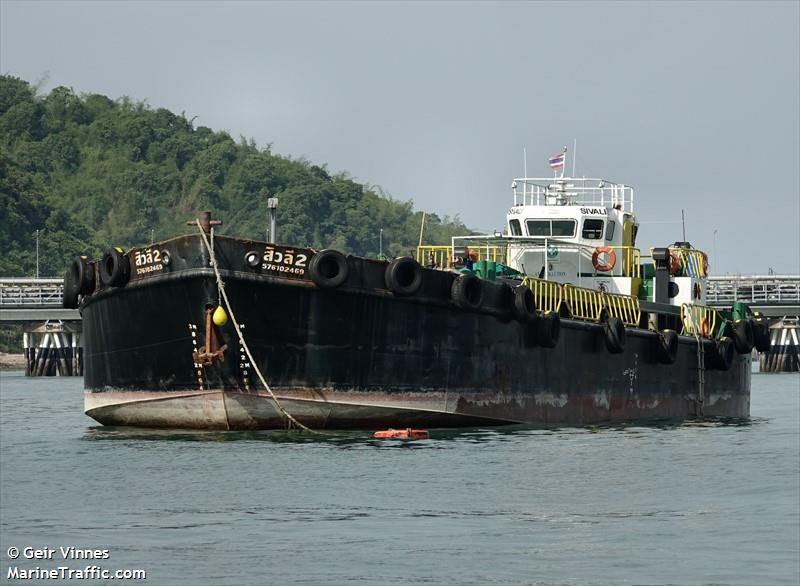 sivali 2 (Tanker) - IMO , MMSI 567002469 under the flag of Thailand