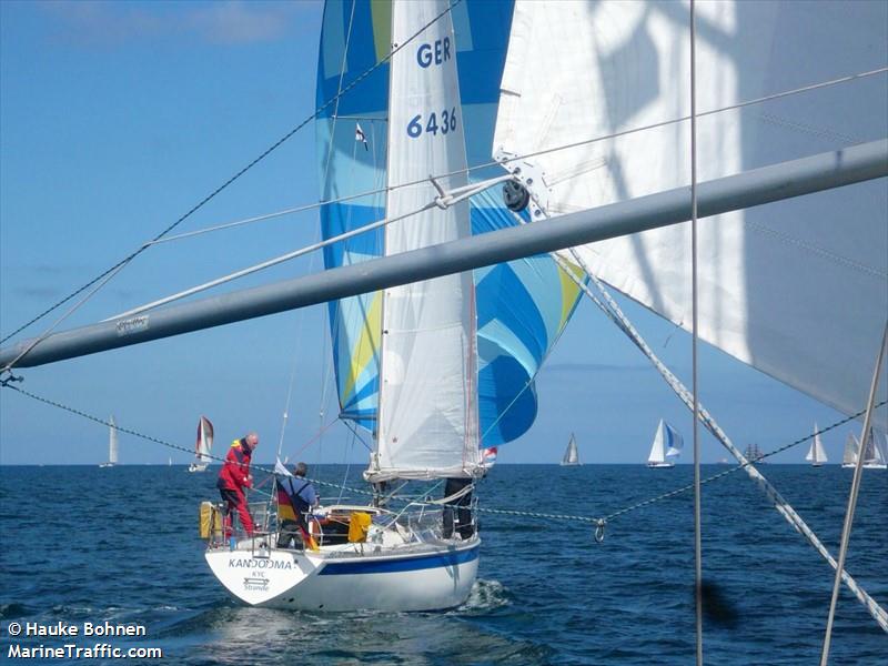 kandooma (Sailing vessel) - IMO , MMSI 211512110, Call Sign DJ4492 under the flag of Germany
