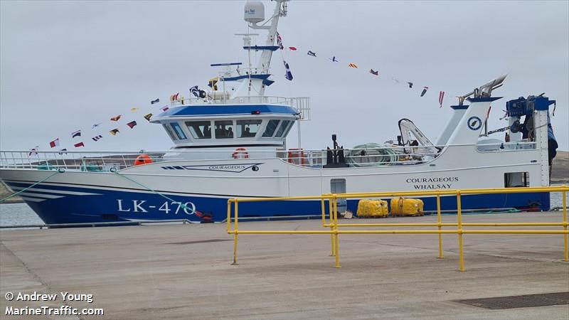 courageous (Fishing vessel) - IMO , MMSI 232032191, Call Sign MIMD5 under the flag of United Kingdom (UK)
