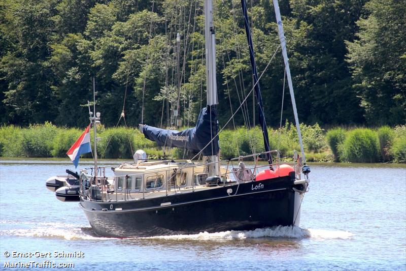 lofn (Sailing vessel) - IMO , MMSI 244180352, Call Sign PB8808 under the flag of Netherlands