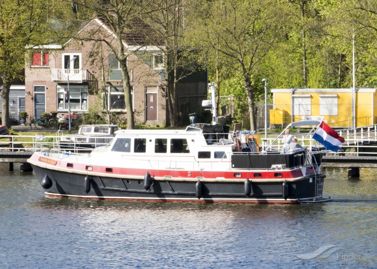 ms voorwaerts (Pleasure craft) - IMO , MMSI 244250395, Call Sign PC 5242 under the flag of Netherlands