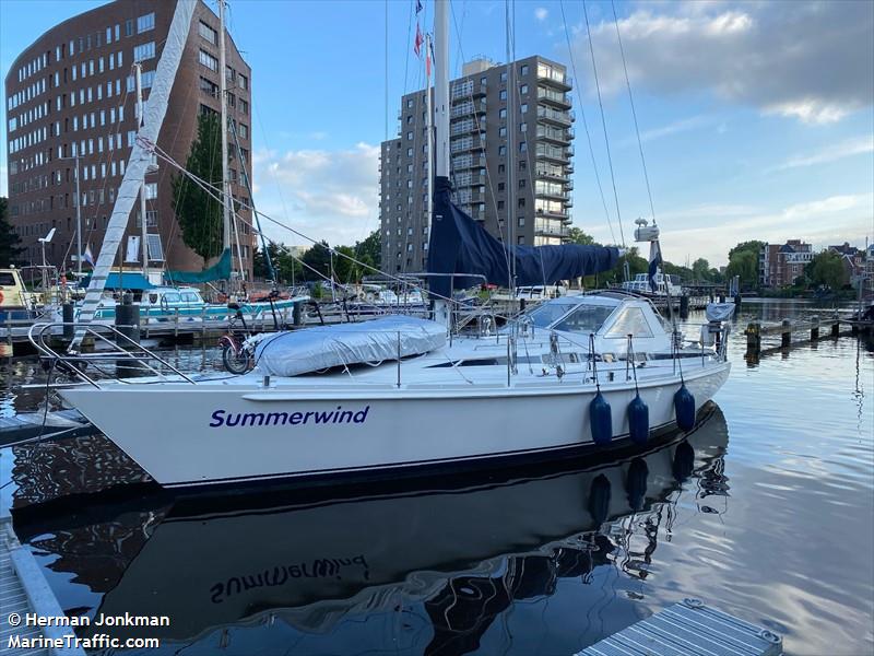 summerwind (Sailing vessel) - IMO , MMSI 244270928, Call Sign PH5550 under the flag of Netherlands