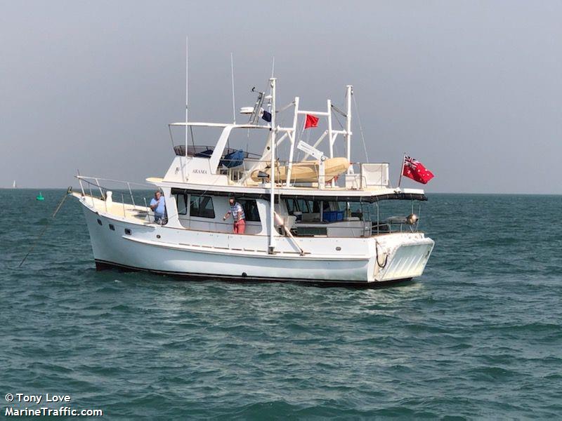 akama (Pleasure craft) - IMO , MMSI 503094850, Call Sign JT562Q under the flag of Australia